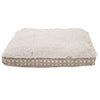Petmate  Brown/Tan  Gusset  Micro Suede/Polyester  Pet Bed  4 in. H x 27.0 in. W x 36.0 in. L
