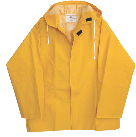 Boss Yellow PVC-Coated Polyester Rain Jacket XL