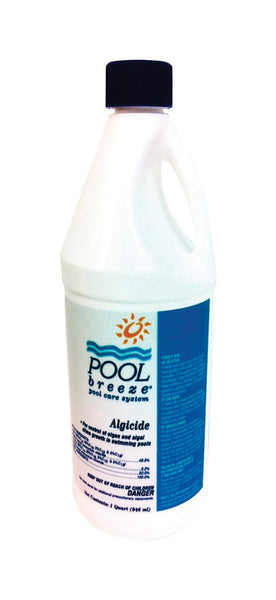 Alguicida líquido para el cuidado de piscinas Pool Breeze, 1 cuarto de galón (paquete de 15)