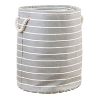 iDesign Gray Fabric Storage Bin 16 in. H X 13 in. W X 13 in. D Stackable