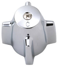 Central Brass Tub & Shower Handle, Chrome, 2.75 x 2-3/8-In.