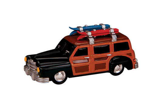 Lemax Beach Wagon Village Accessory Multicolor Resin 1.6 in. 1 each (Pack of 12)
