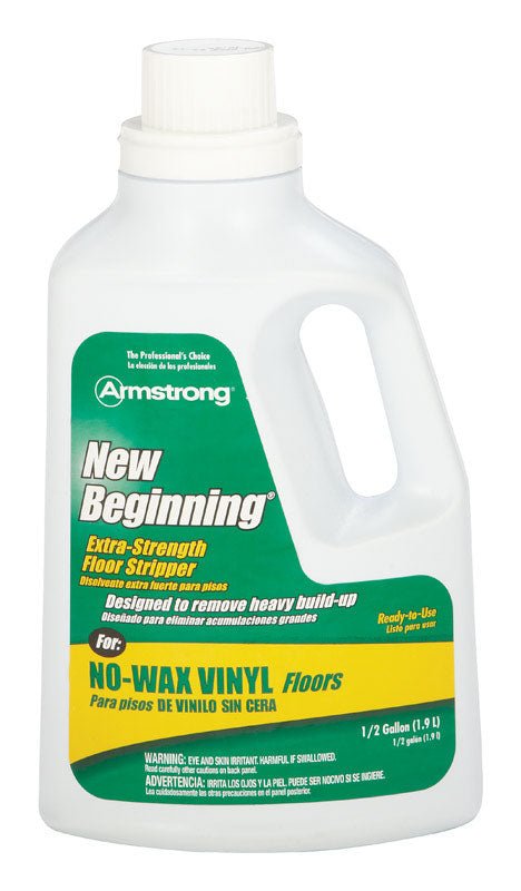 Armstrong New Beginning Cleaner and Wax Remover 64 oz Liquid (Pack of 8).