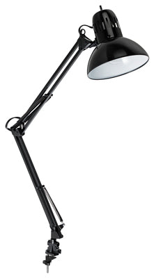LED Architect Swing-Arm Clip Lamp, Black, 31.5-In.