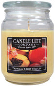 Candle Lite 3297099 18 Oz Tropical Fruit Medley Jar Candle (Pack of 2)