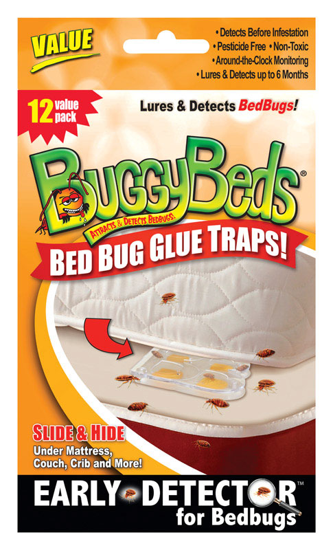 Buggy Beds Non-Organic Non-Toxic Indoor Detection Bed Bugs Glue Trap
