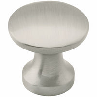 Mia Cabinet Knob, Satin Nickel, 1-In. Round