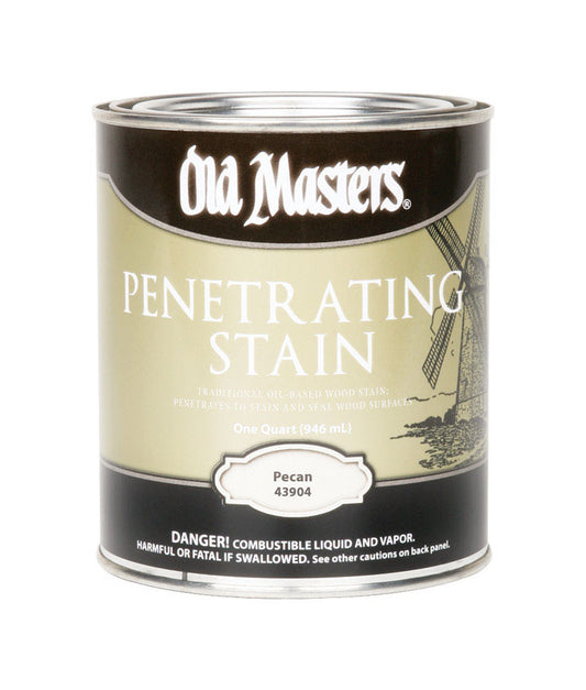 Old Masters Semi-Transparent Pecan Oil-Based Penetrating Stain 1 qt