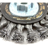 Forney  4-1/2 in. Twisted  Wire Wheel Brush  Steel  13000 rpm 1 pc.
