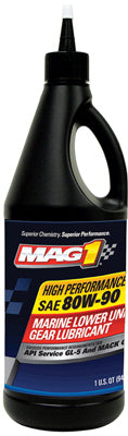 Aceite para engranajes marinos de unidad inferior 80W90, 1 cuarto de galón (paquete de 6)