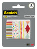 Scotch C317--DIAM2 ScotchÂ® expressions Washi Tape Assorted Designs