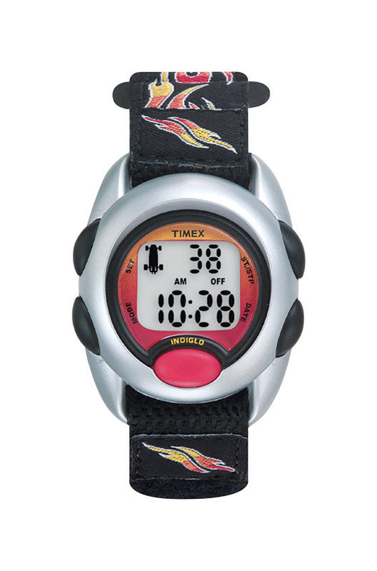 Timex Child's Round Black Digital Sports Watch Nylon Water Resistant