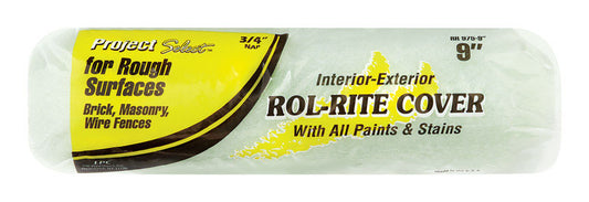 Project Select Rol-Rite Polyester 3/4 in. x 9 in. W Regular Paint Roller Cover 1 pk (Pack of 12)