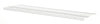 Superslide Ventilated Wire Shelf, White, 6-Ft. x 16-In.