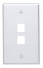 Leviton White 1 gang Thermoplastic Wall Plate 1 pk