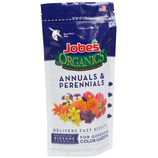 Jobe's Organic Granules Annuals & Perennials Plant Food 1.5 lb