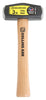 Martillo perforador Collins de acero de 3 lb y 10 in con mango de nogal