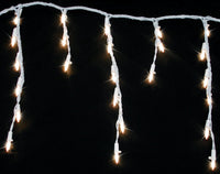 Celebrations LED Icicle Light Set White 72 lights (Pack of 24)