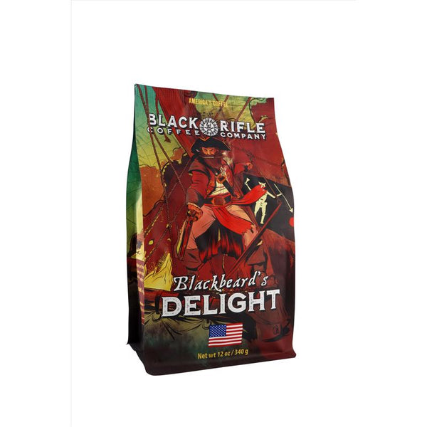 Café molido tostado oscuro Blackbeard's Delight de Black Rifle Coffee Company, paquete de 1 (paquete de 6)