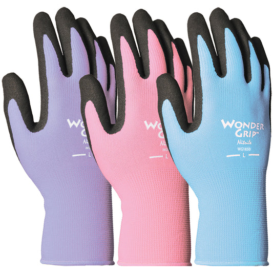 Wonder Grip WG1850ACXS Extra Small Nearly Naked Gloves Assorted Colors