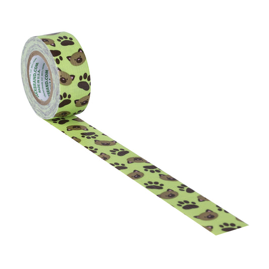 Duck 0.75 in. W x 180 in. L Multicolored Cats and Paws Duct Tape (Pack of 6)