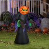 Gemmy LED Prelit Pumpkin Reaper Inflatable
