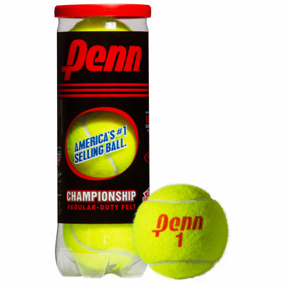 Championship Tennis Balls, Regular-Duty, 3-Pk.