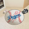 MLB - Los Angeles Dodgers Script Baseball Rug - 27in. Diameter