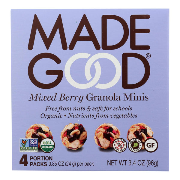 Made Good - Granola Mini Mixed Bery - Case of 6-5/.85OZ (Pack of 6)