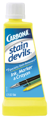 Carbona Stain Devils No Scent Stain Remover Liquid 1.7 oz. 1 pk (Pack of 6)