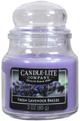 Candle Lite 3827404 3 Oz. Fresh Lavender Breeze Jar Candle (Pack of 12)