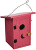 BIRDIE LOO RED BIRDHOUSE