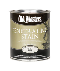 Old Masters Semi-Transparent Cedar Oil-Based Penetrating Stain 1 qt
