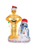 Gemmy  Airblown  Star Wars R2D2 and C-3PO  Christmas Inflatable  Multicolored  Fabric  1 pk