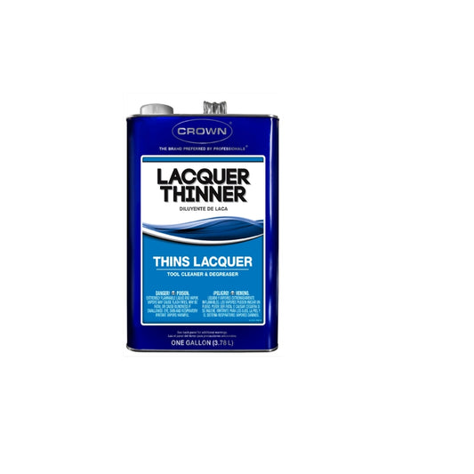 Crown Lacquer Thinner 1 gal. (Pack of 4)