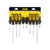 Stanley  10 pc. Multi-Bit Screwdriver Set  5 in.