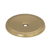 Amerock  Allison  Round  Back Plate  1-3/4 in. Dia. 1/8 in. Polished Brass  1 pk