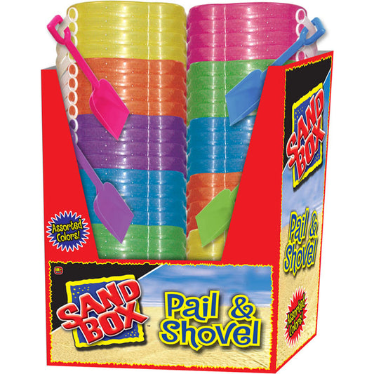 Sand Box Sand Toys Pail and Shovel Plastic 2 pc. (Pack of 48)