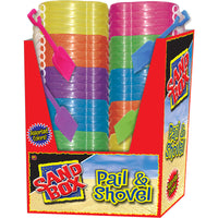 Sand Box Sand Toys Pail and Shovel Plastic 2 pc. (Pack of 48)