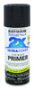Rust-Oleum Painter's Touch 2X Ultra Cover Flat Black Paint + Primer Spray Paint 12 oz (Pack of 6)