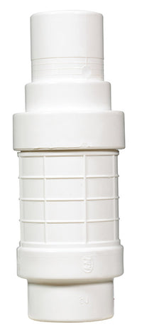NDS  Quik-Fix  Schedule 40  2 in. Hub   x 2 in. Dia. Spigot  PVC  Coupling