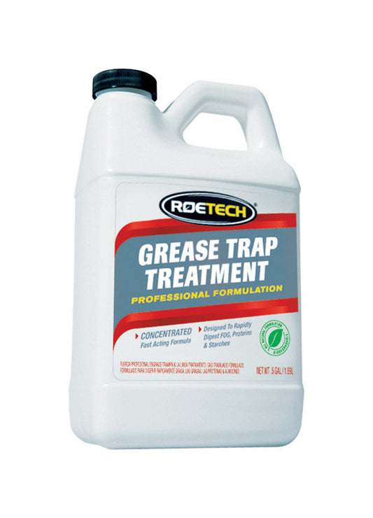 Roetech Grease Trap Treatment Liquid Drain Opener 64 oz. (Pack of 3)