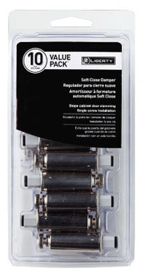 Cabinet Door Damper, Nickel-Plated, 10-Pk.
