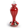 More Birds Hummingbird 25 oz Glass/Metal Bird Feeder 4 ports