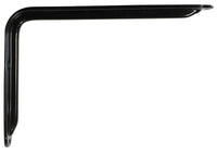 Knape & Vogt John Sterling Black Steel Heavy Duty Bracket 12 Ga. 12 in. L 125 lb.