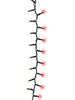 Holiday Bright Lights Christmas 500L Twinkling Straight Rice - Red & White Combo