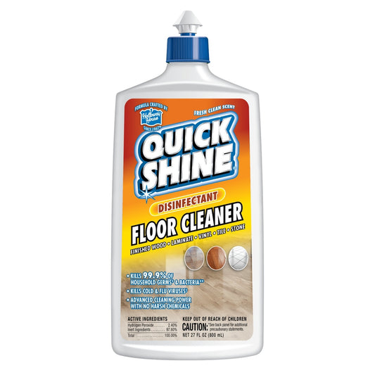 Holloway House Quick Shine Fresh Scent Floor Cleaner Liquid 27 oz (Pack of 6)