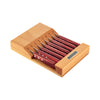 Porterhouse 9 Pc 5 in Steak Knife Set with Multi-Purpose Block