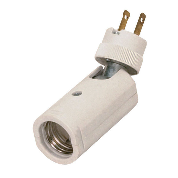 Satco  Plastic  Medium Base  Socket Adapter  1 pk