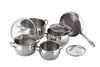 Kuchen 9 Pieces Stainless Steel Cookware Set